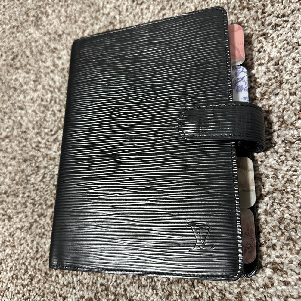 SOLD LV epi leather agenda MM